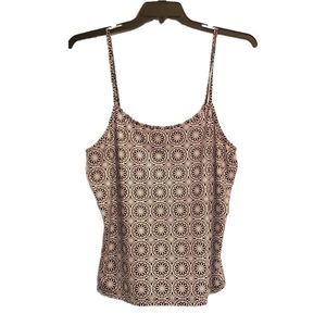 Lane Bryant black & white cami/tank